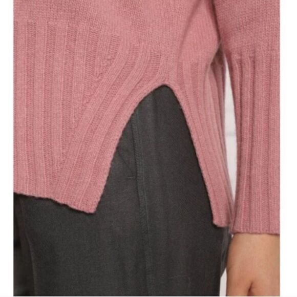 MARELLA MONOCHROME antique rose wool cashmere blend vadet turtle neck sweater - Picture 3 of 8